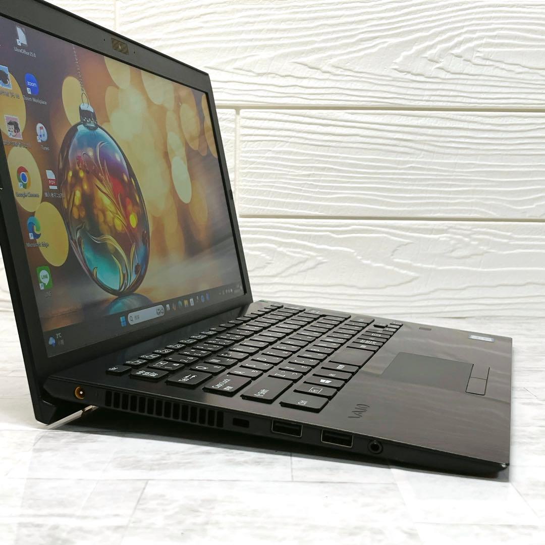 超軽量✨高性能8世代 ノートパソコン SSD VAIO カメラ A4 持ち運び