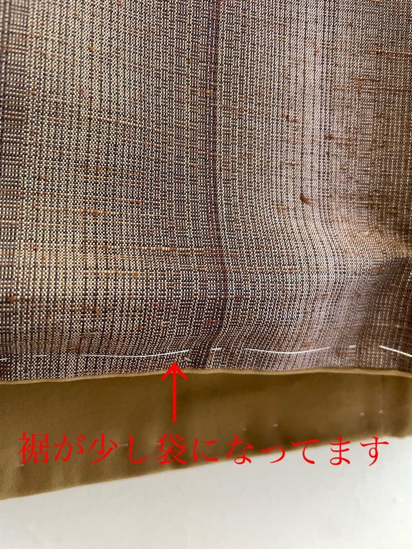 【しつけ付き未使用】彩縞紬 正絹 ◇秋冬におすすめカジュアルなお出かけに