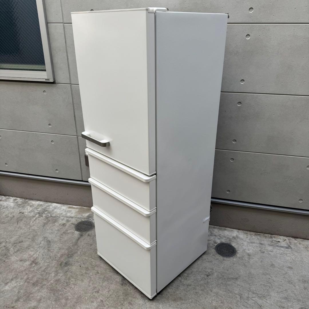75⭐️2022年製美品★アクア　冷蔵庫　ホワイト　大型　4ドア　355L