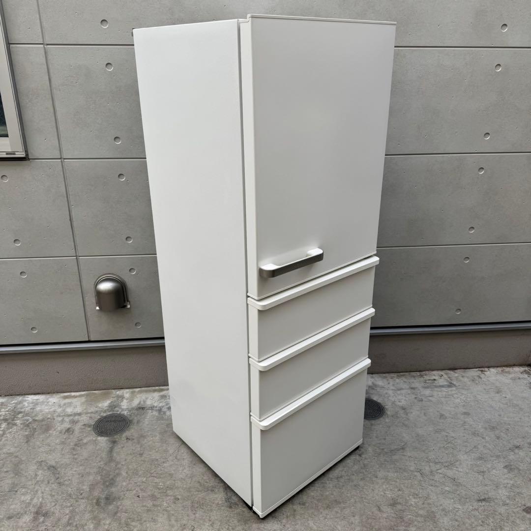 75⭐️2022年製美品★アクア　冷蔵庫　ホワイト　大型　4ドア　355L