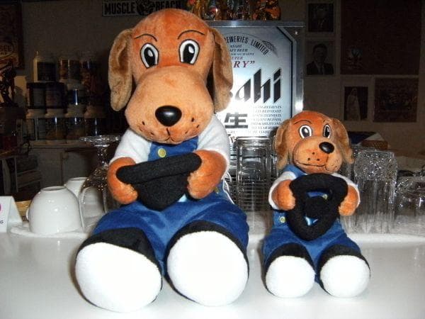 警視庁 自動車 安全運転センター SDワンダくん 親子 ぬいぐるみ 人形 2体