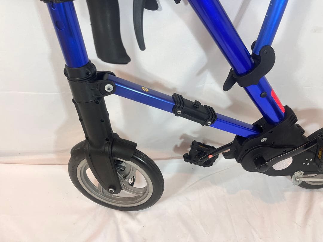 ④ A-bike 折りたたみ自転車 ミニベロ　青