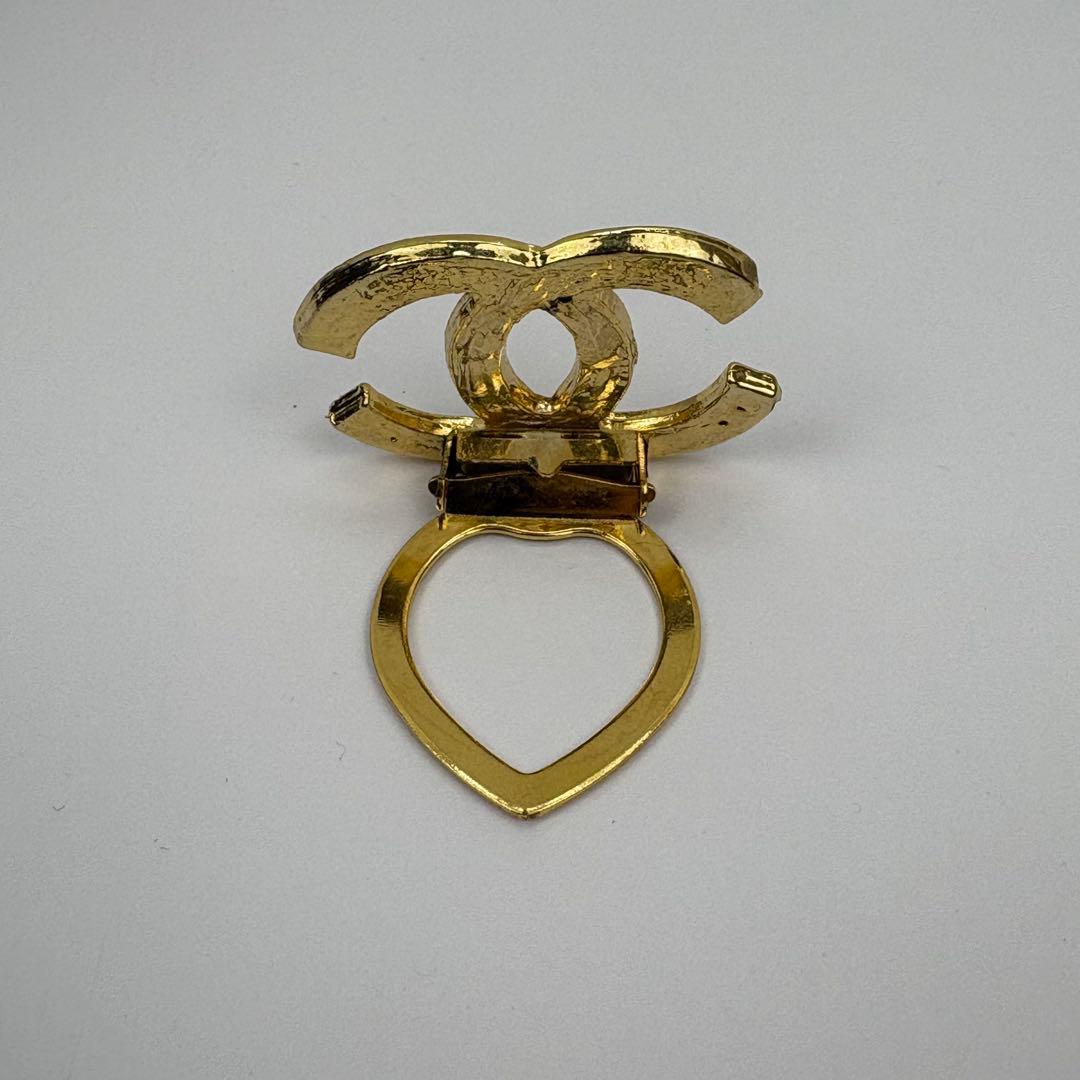 【ニョロ様】シャネル CHANEL スカーフリング スカーフ留め ゴールド