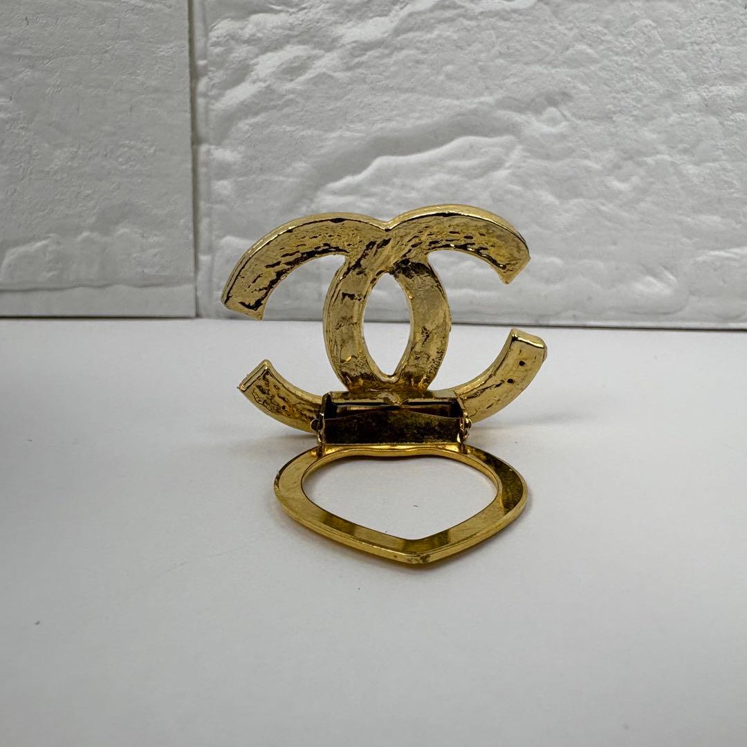 【ニョロ様】シャネル CHANEL スカーフリング スカーフ留め ゴールド