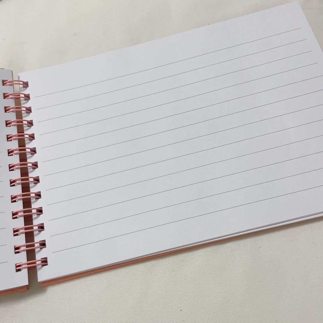 サインペン付き　ゲストブック 芳名帳 サインブック 100ページ ピンク