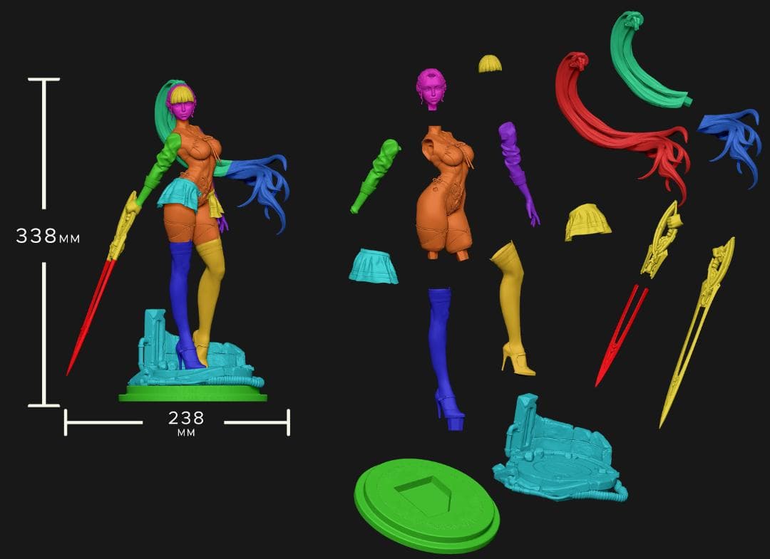 1/6 未塗装未組立 フィギュア ガレージキット ステラ―ブレイド Eve