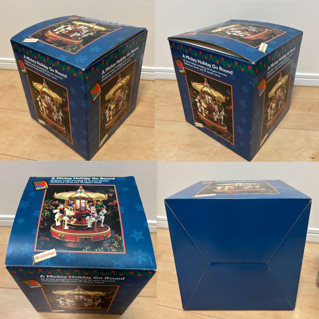 レア　ミッキーホリデイゴーランド　ディズニー　クリスマス　美品　オルゴール50曲