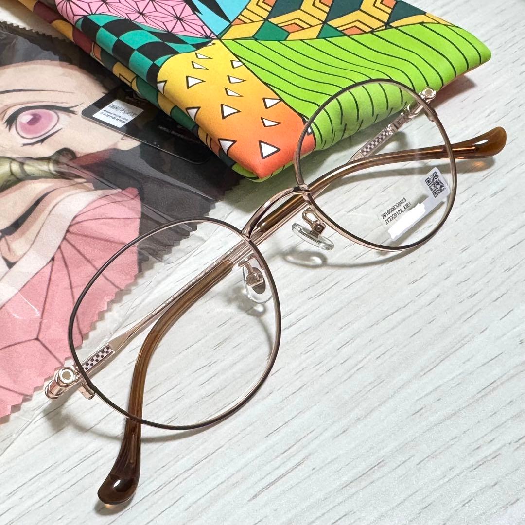 Zoff 鬼滅の刃 竈門禰豆子 眼鏡拭き メガネケース 眼鏡3点セット　完売品