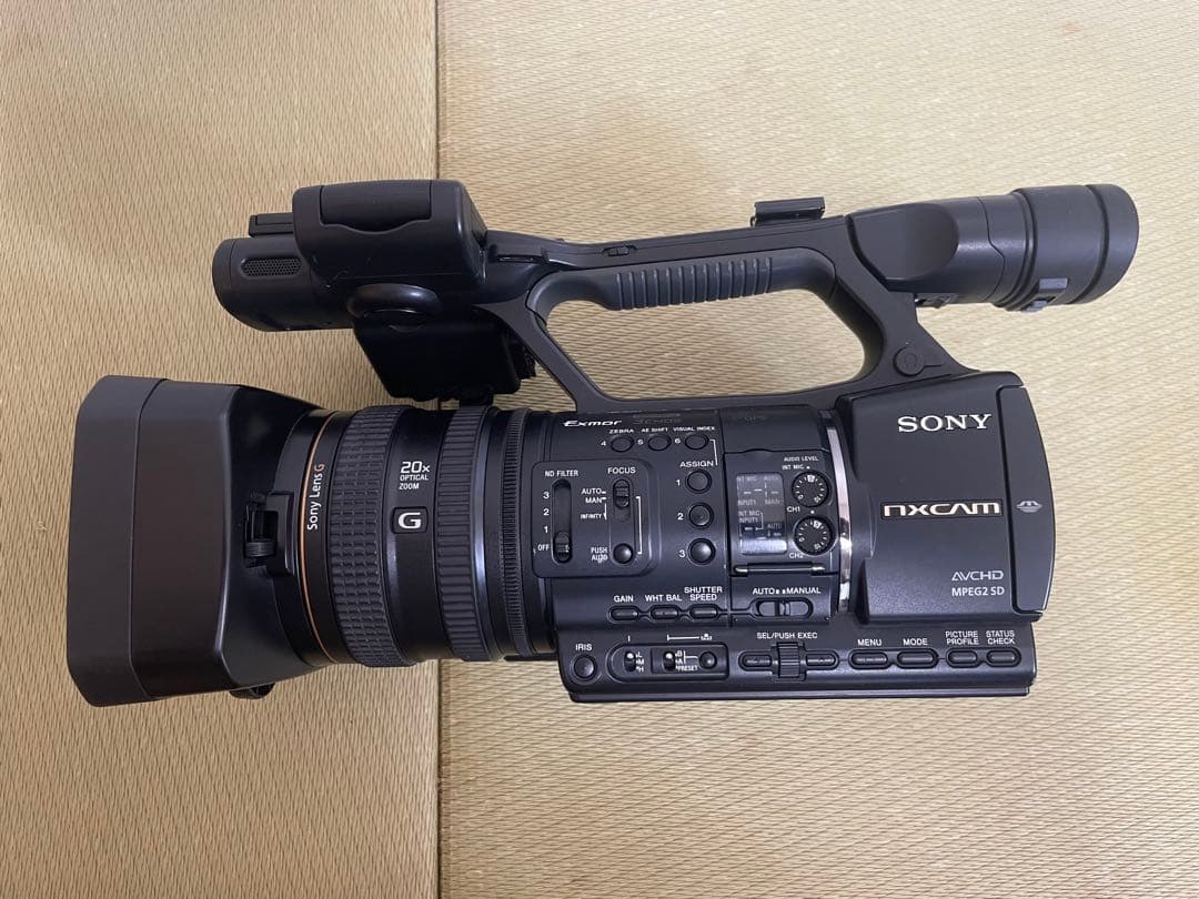 SONY HXR-NX5J 業務用ビデオカメラ ワイコン/マイク付