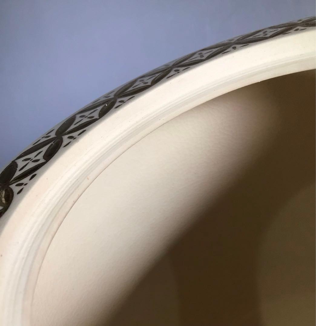 Ｎ９９６　水指　『鳴滝窯　橋本城岳造』『金彩色絵春秋草花文』　共箱　茶道具