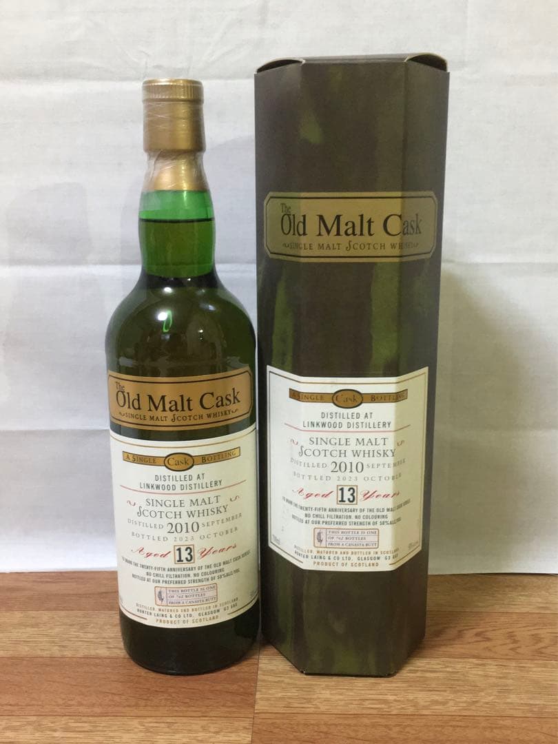 OMC リンクウッド13年2010 シェリーカスク 25周年記念復刻ボトル