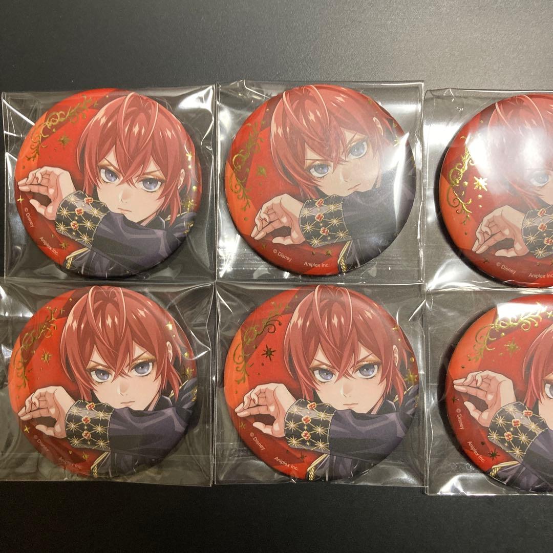 ツイステ ブレイジングジュエル 缶バッジ リドル・ローズハート