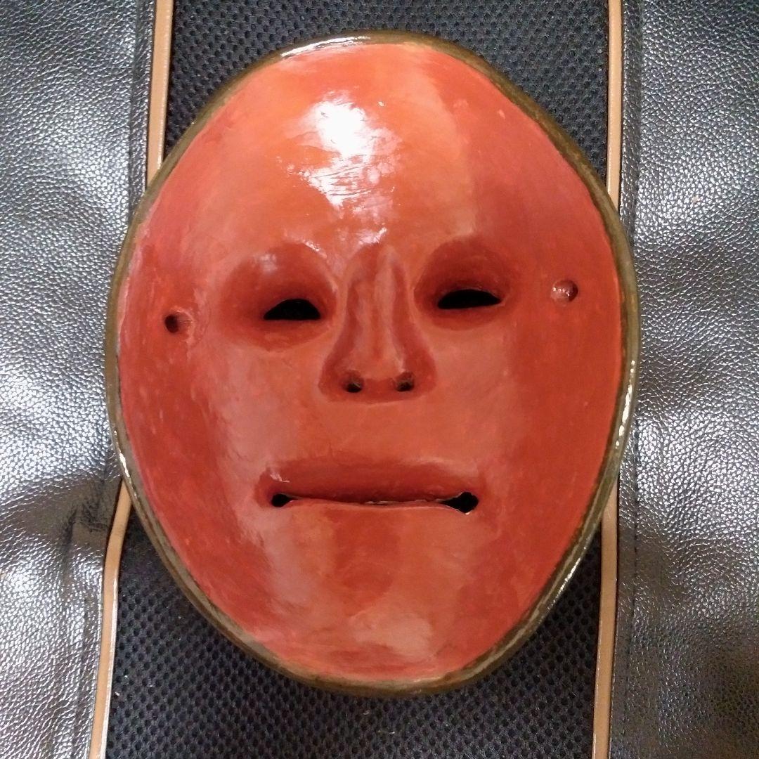 祭り面・「バカ面」・木彫品