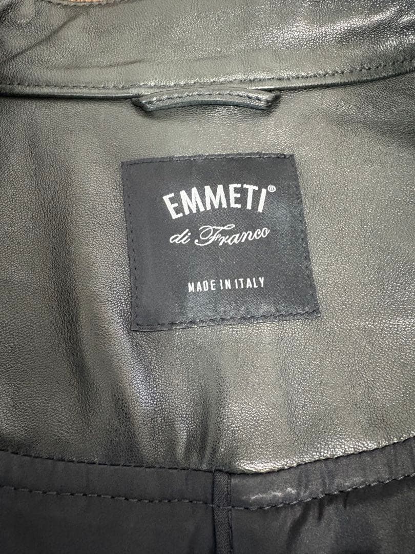 EMMETI エンメティANDREAアンドレア シングルライダース ラムレザー