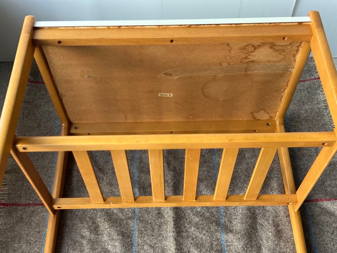 オールドカリモク　karimoku デコラトップ　サイドテーブル　ヴィンテージ