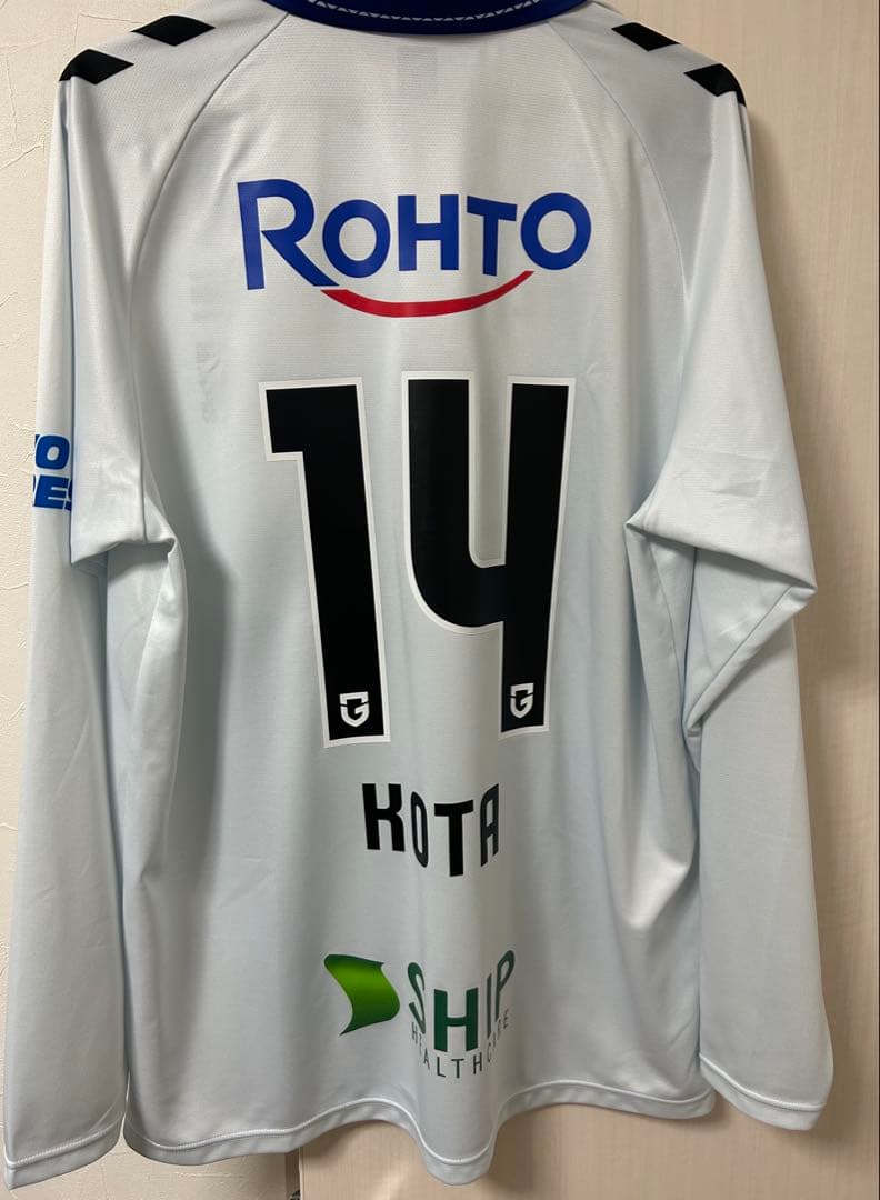 【ガンバ大阪】【新品】アウェイ長袖ユニフォームO-XO山田14