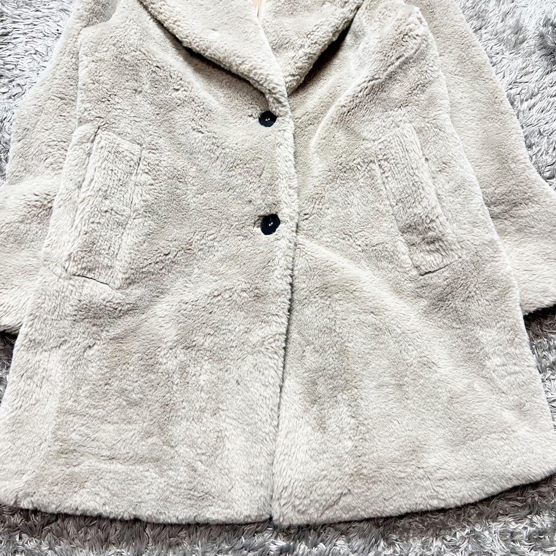 ZARA レディース テディベアコート エコファー XS 使用感のない美品