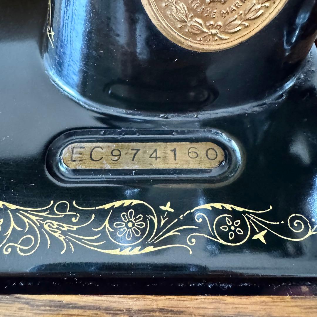 付属品多数｜縫えるアンティークミシン｜SINGER 99K 手回しミシン