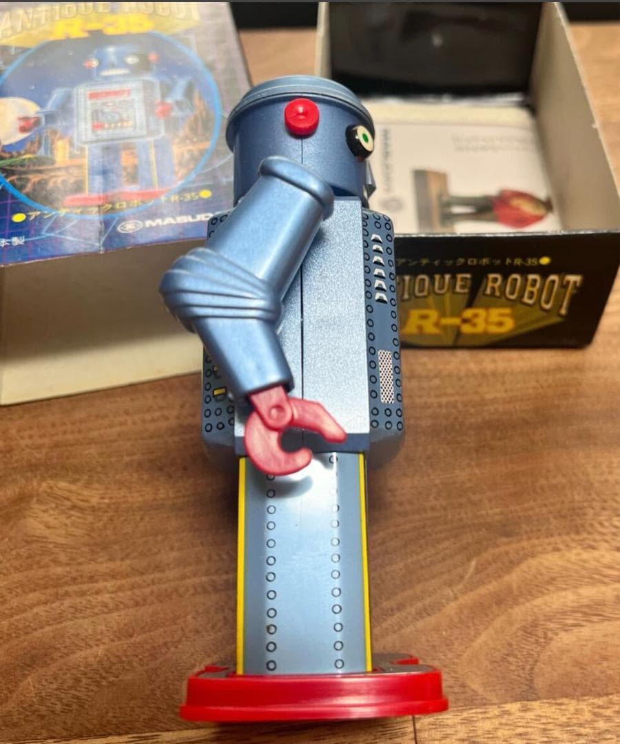美品 MASUDAYA アンティークロボット R-35 1984年 ゼンマイ走行