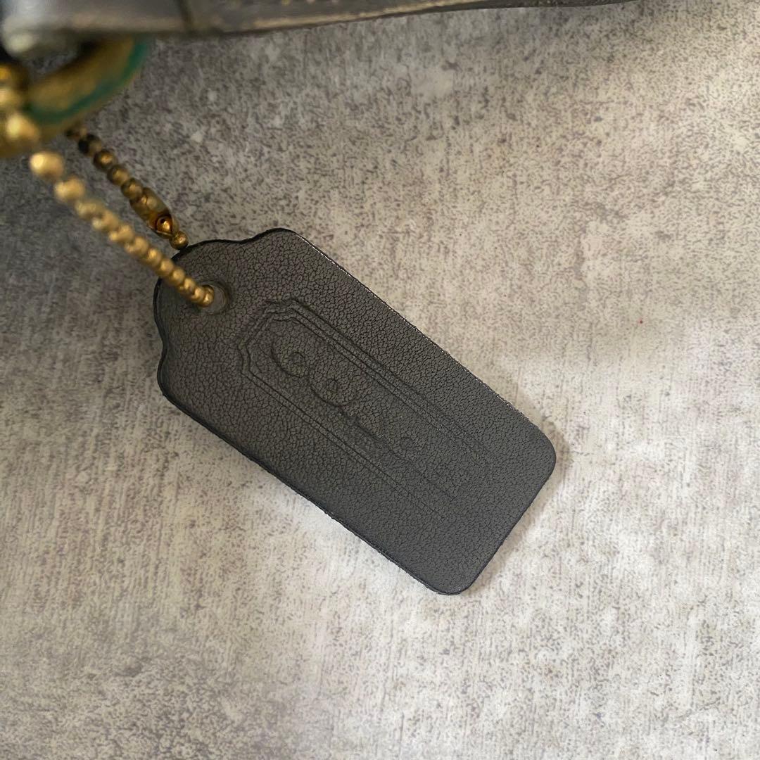 COACH コーチ オールドコーチ ショルダーバッグ 巾着 レザー ブラック