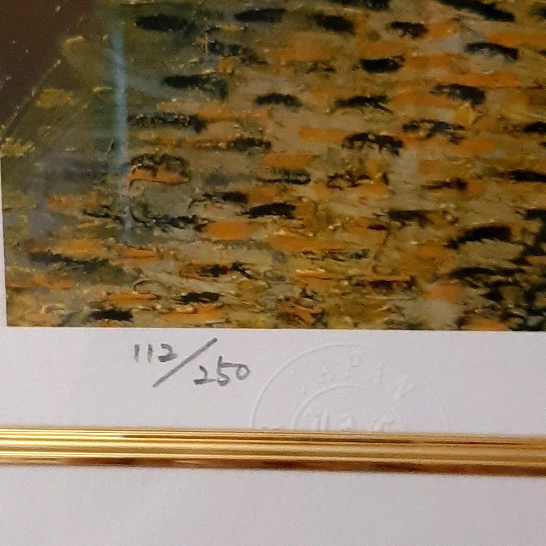 ゴッホ　シルクスクリーン　夜のカフェテラス