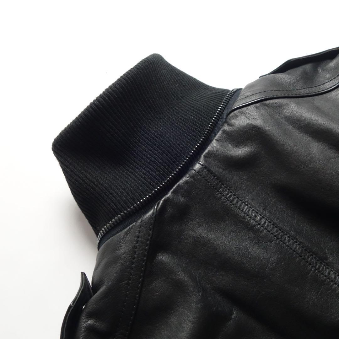 ジャケット・アウター 00s SHELLAC Cow Military Leather Jacket