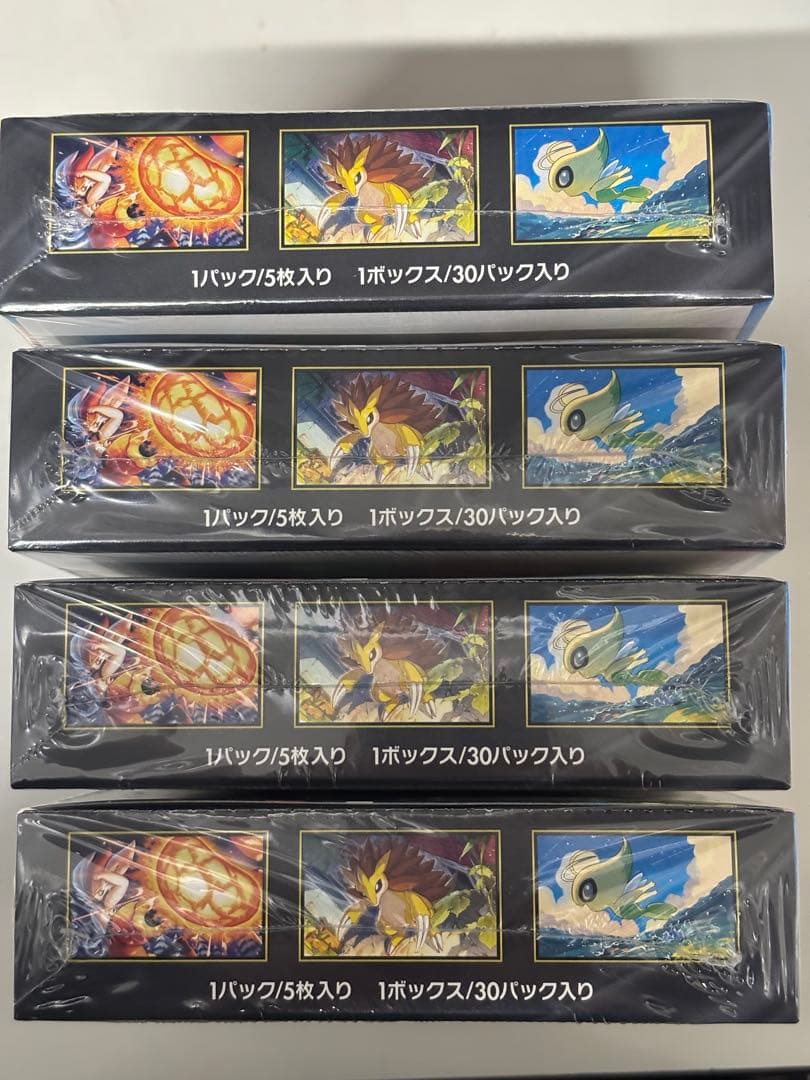 ポケモンカード メガブレイブ シュリンク付き 新品未開封 4BOX
