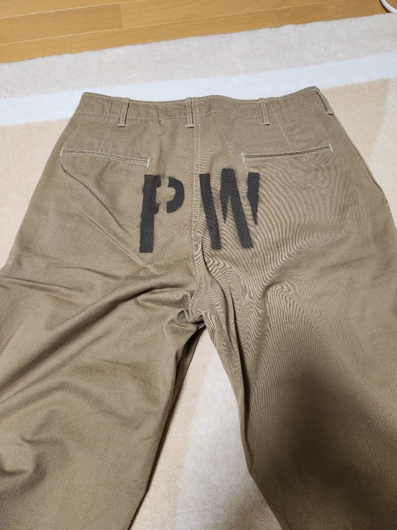 JELADO PWロゴ入りベージュチノパン Mサイズ