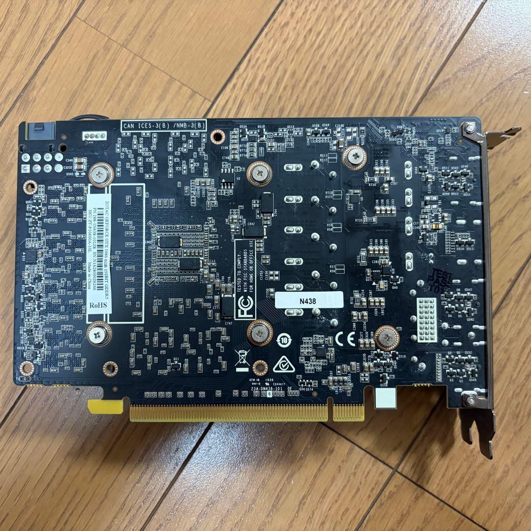 ZOTAC グラフィックボード GeForce GTX1060 6GB