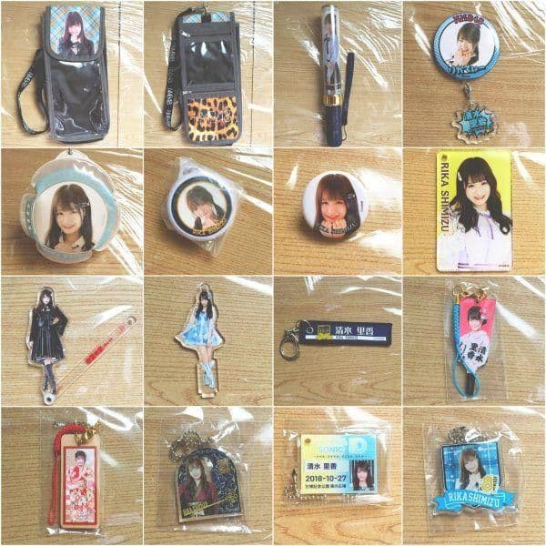 NMB48 清水里香 生写真 グッズセット 直筆サイン付