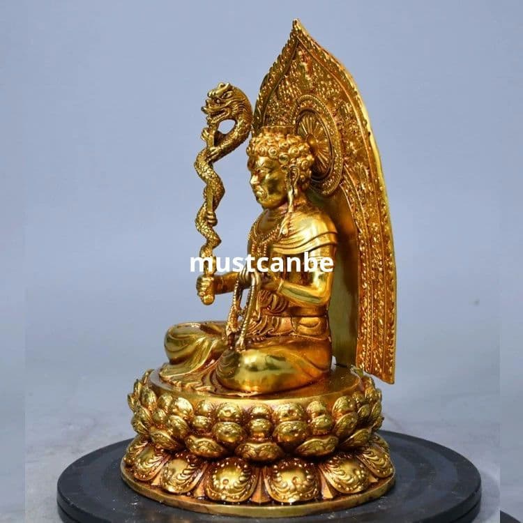 仏教美術 仏像 不動明王像 仏堂供仏 開運 辟邪 重厚 銅細工 置物