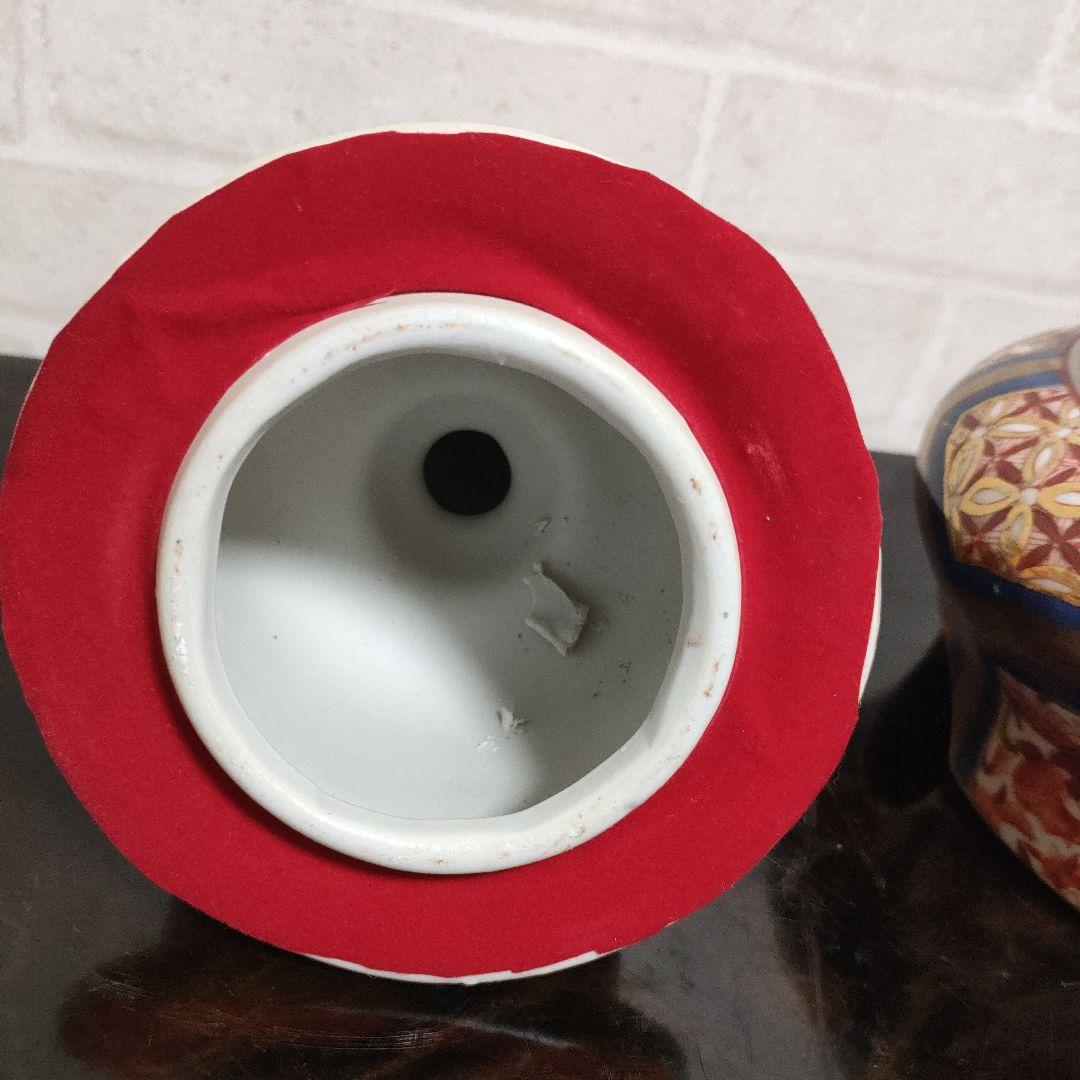 金彩 龍 鳳凰 沈香壺 飾壺 高さ46.5cm 古美術 骨董品