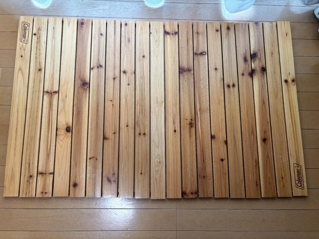 コールマン Coleman ナチュラルウッドロールテーブル 折りたたみコンパクト