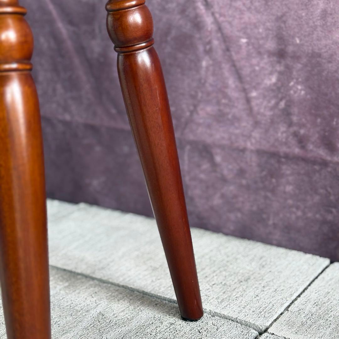 スツール 葡萄園 マホガニー無垢材 GP617 丸椅子