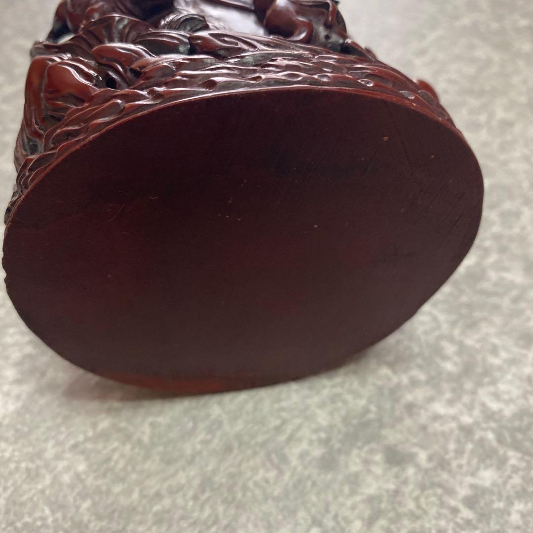 中国　工芸品　漆器　小物入　骨董品