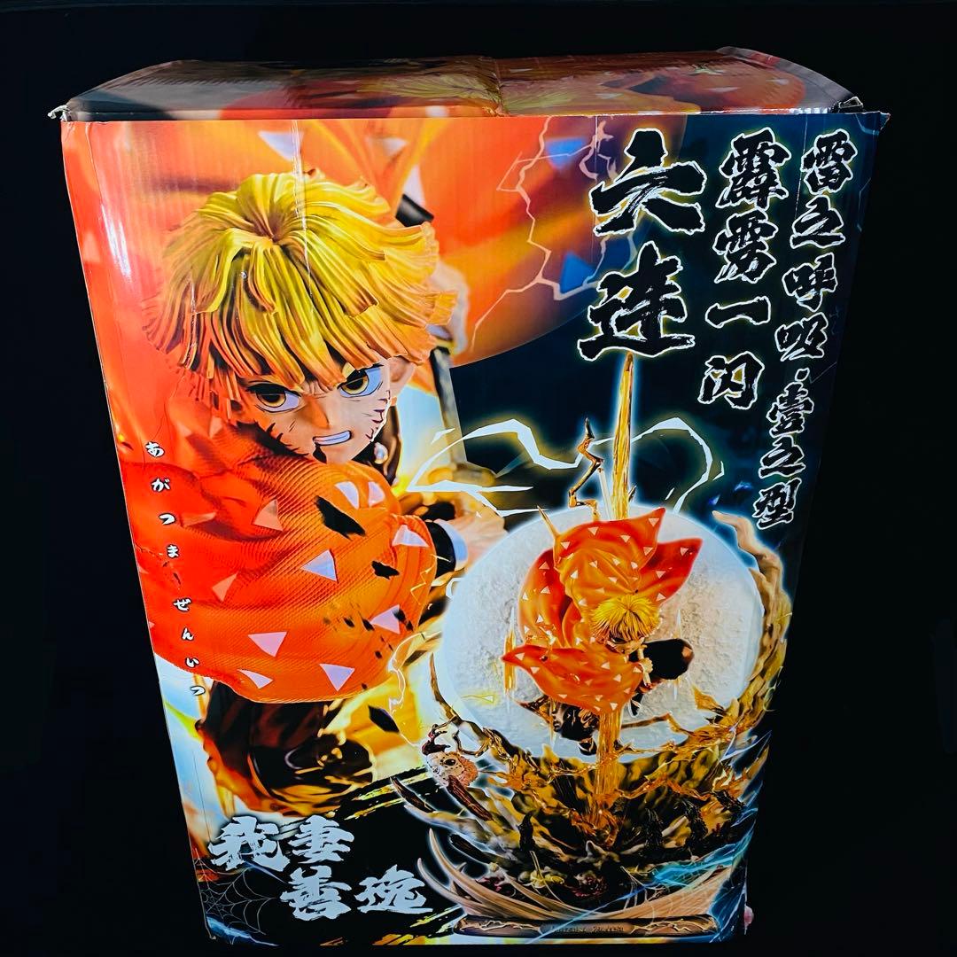 鬼滅の刃【我妻善逸 雷の呼吸 壱ノ型・霹靂一閃 六連】ジオラマスタチュー