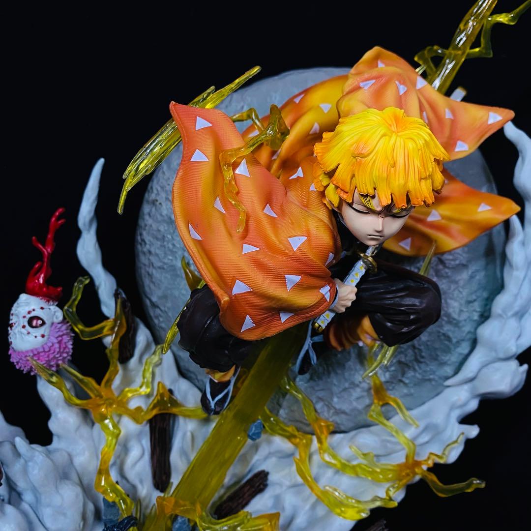 鬼滅の刃【我妻善逸 雷の呼吸 壱ノ型・霹靂一閃 六連】ジオラマスタチュー