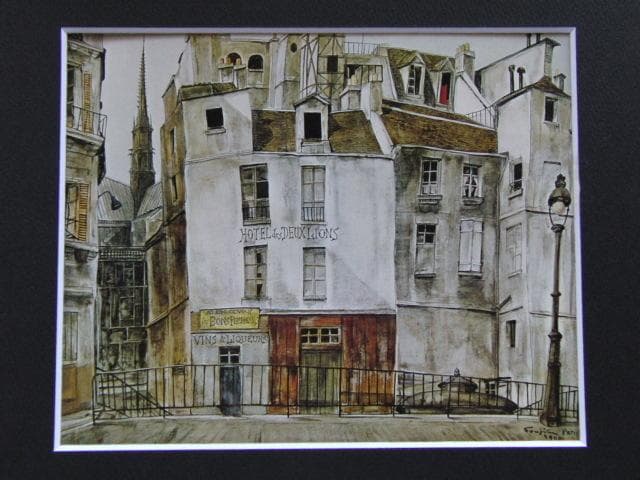 藤田嗣治、【パリのノートルダム（ケ・オゥ・フルール） 】