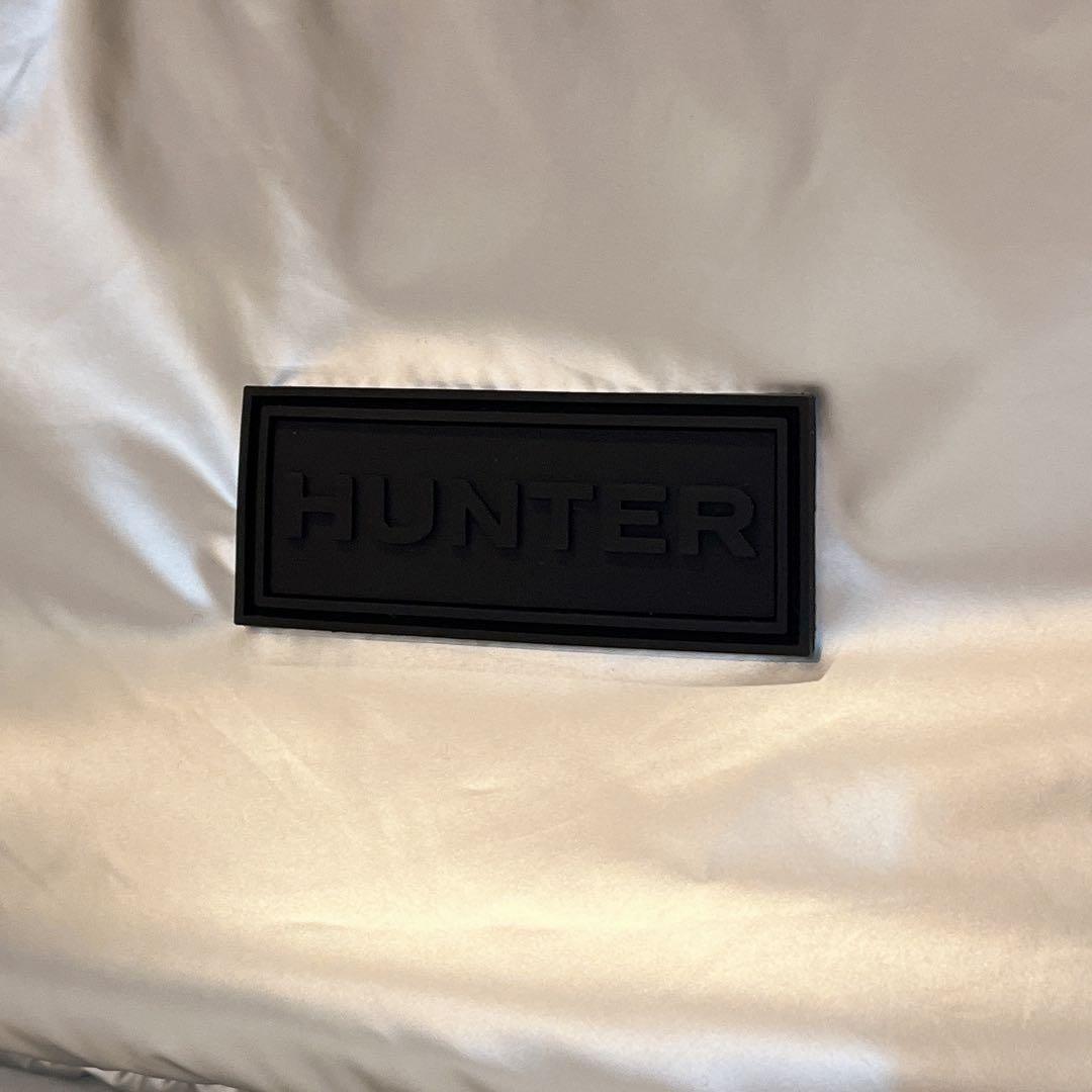 HUNTER シルバー ショルダーバッグ　ハーフムーン　ホーボー　シリング