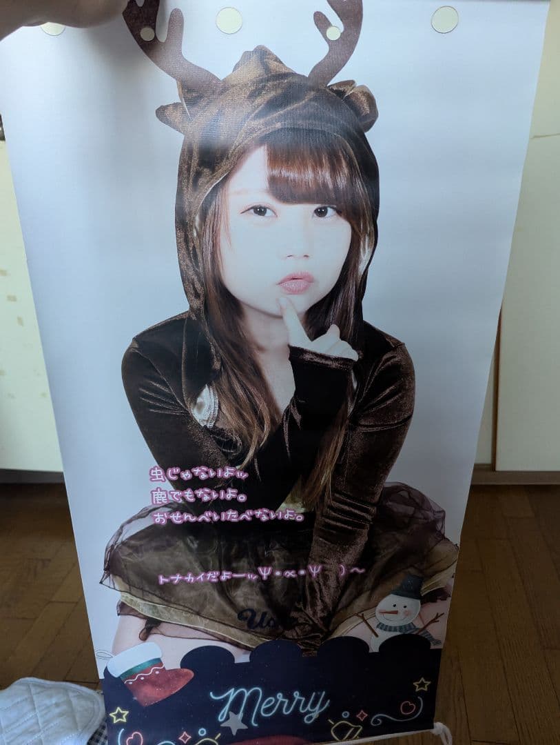 （現在非売品につきレア物）めいどりーみん　うさ　タペストリー10枚セット