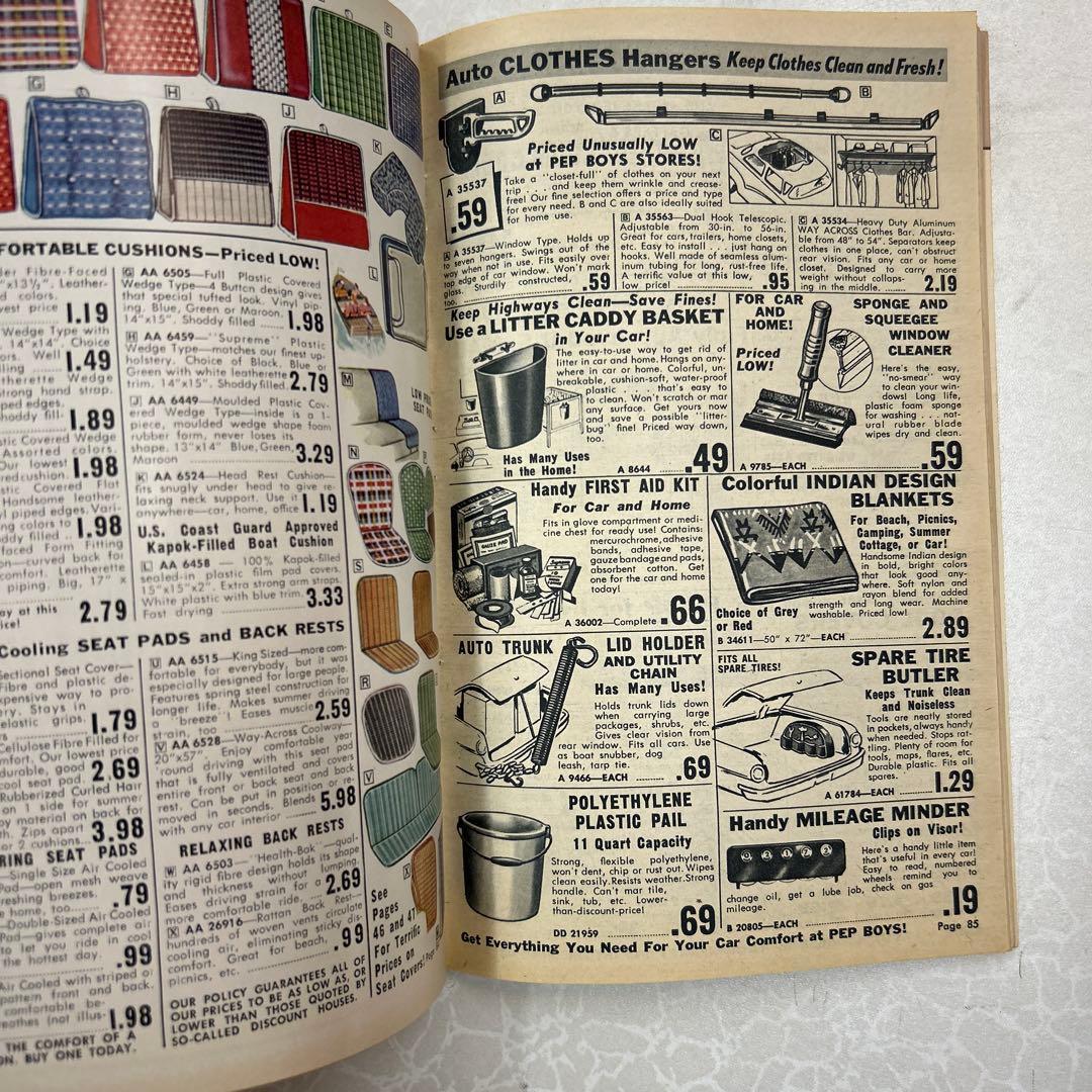 1962 年ビンテージPep Boys カタログ１冊