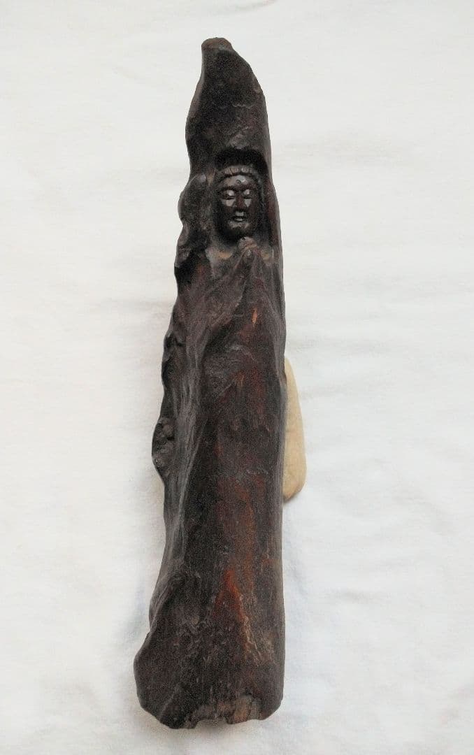 観音立像【鉄刀木・タガヤサン】黒檀・紫檀