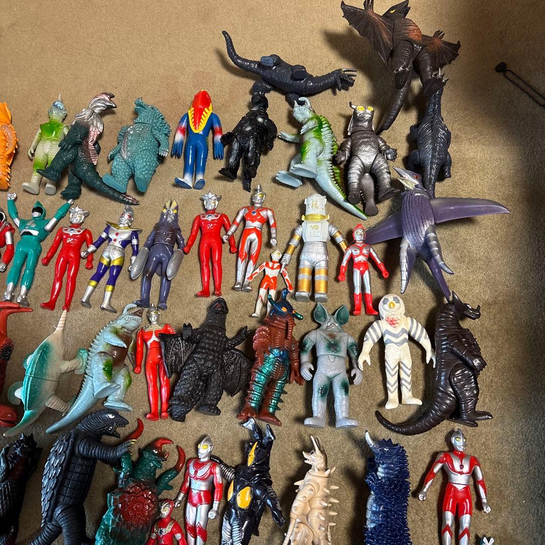 ウルトラマンソフビ　78体セット　ウルトラマン、怪獣、ガメラなど