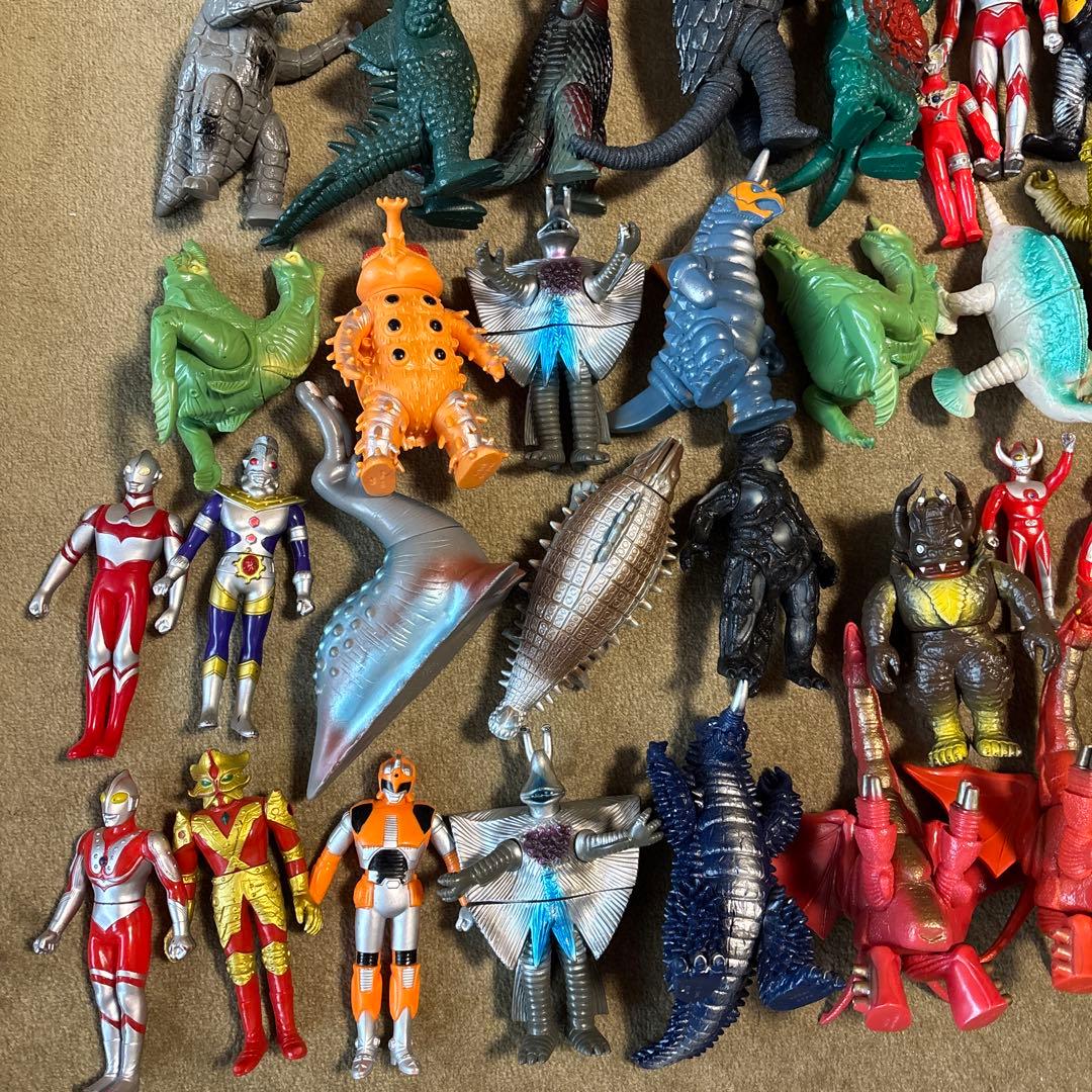 ウルトラマンソフビ　78体セット　ウルトラマン、怪獣、ガメラなど