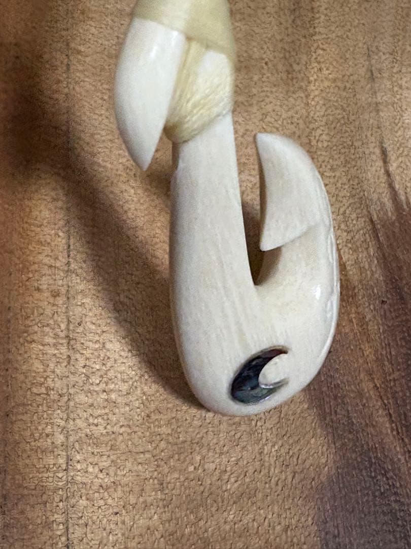 ボーンカービングネックレス(sw55)マッコウ×アバロンシェル7/30限定値下