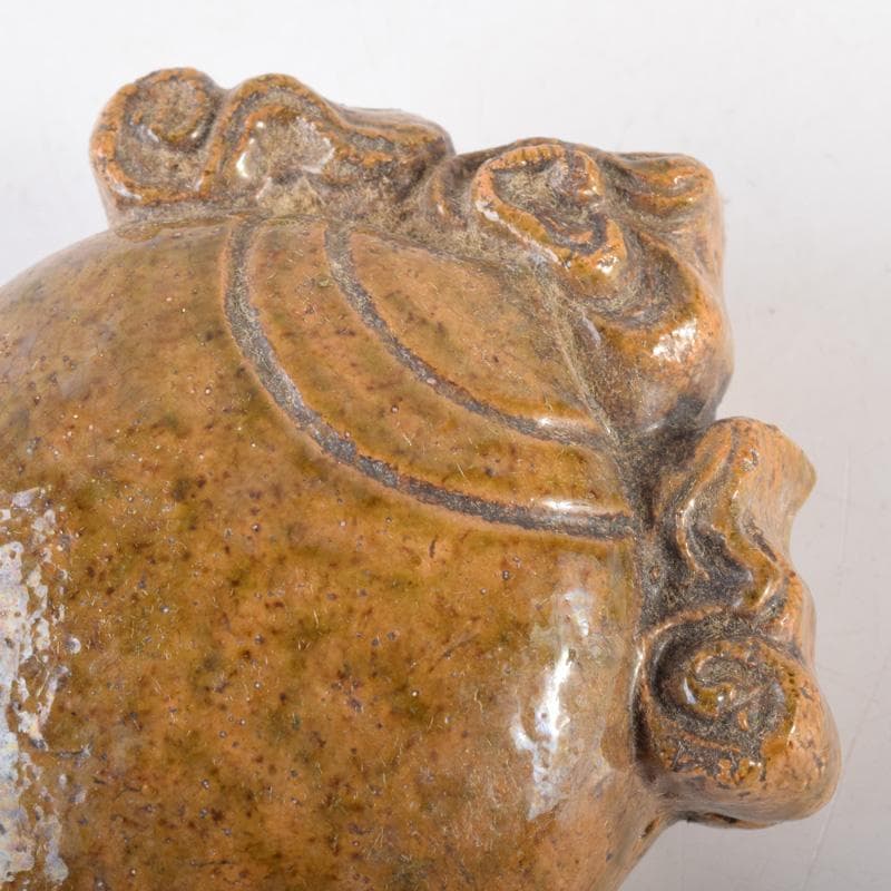 おーたぬフェスタ　茶道具　黄瀬戸　宝珠香合　時代箱　V　7206