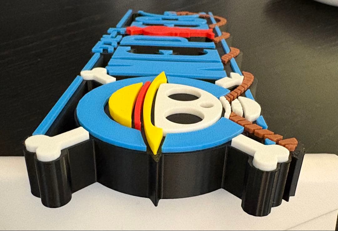 ワンピース ONE PIECE ビッグサイズ ロゴフィギュア 27cm