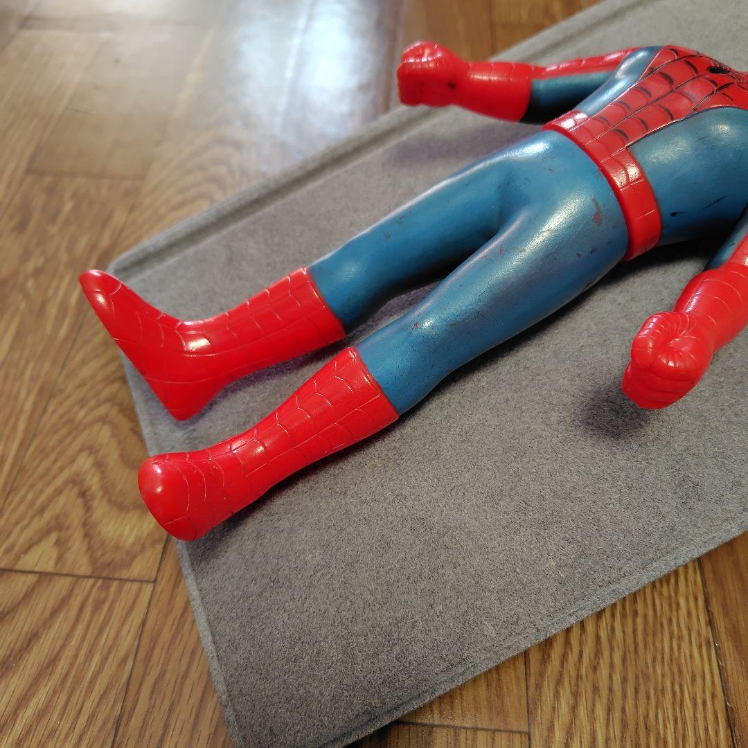【レア品・当時物】スパイダーマン　ソフビ　1978年　東映