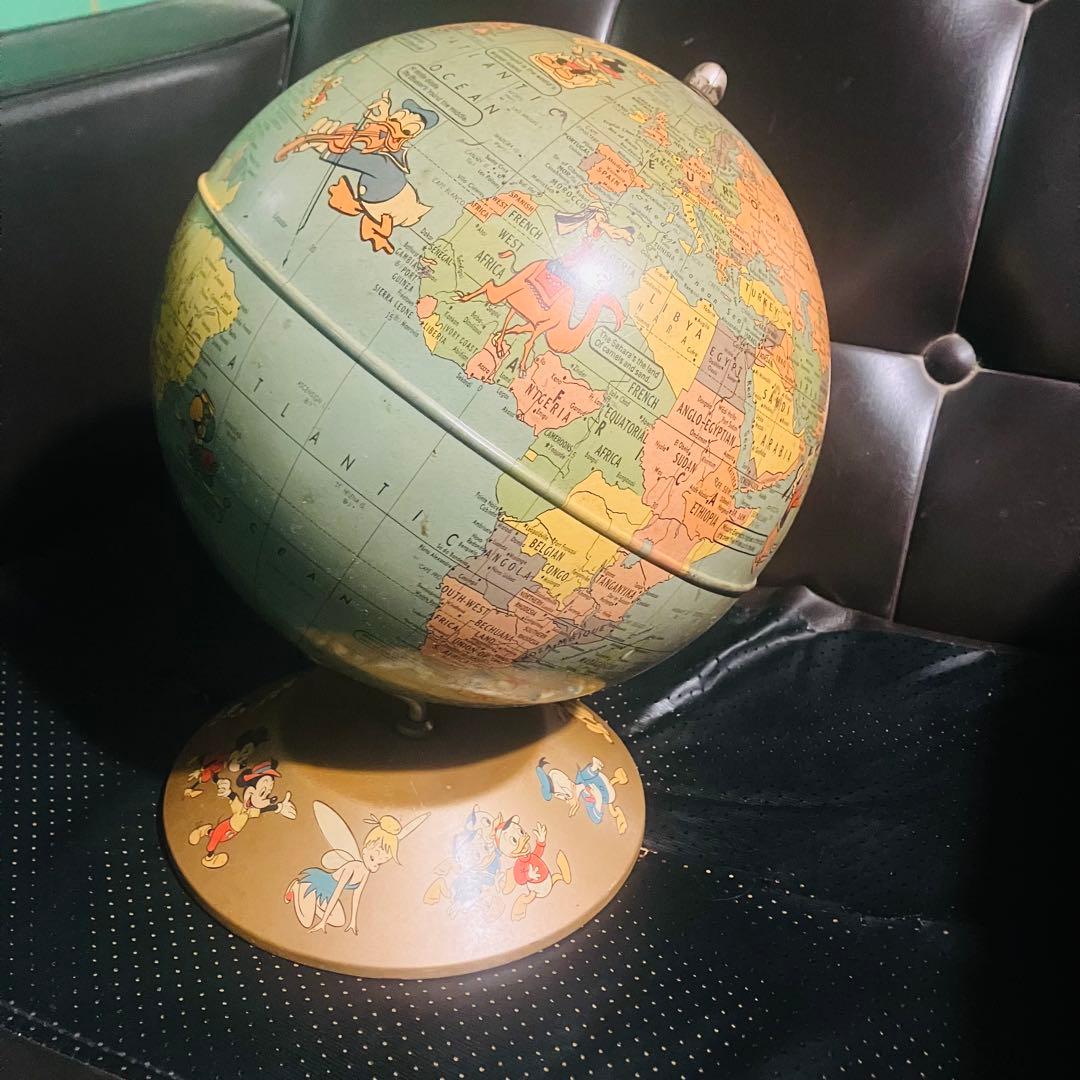 激レア 60's Rand McNally ディズニー 地球儀