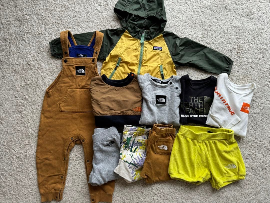 The North Face & Patagonia 10セット90サイズ